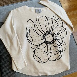 Milano Cream Top with Black Accents